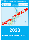 B1/B2 VNC Northland / Auckland / Marlborough / Canterbury - (1:500,000) - 30 November 2023