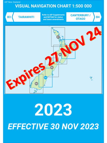 B3/B4 VNC Tairawhiti / Canterbury / Otago - (1:500,000) - 30 November 2023