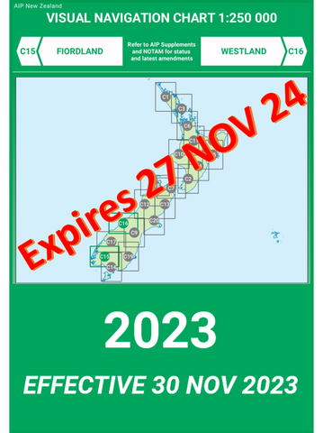 C15/C16 VNC Fiordland/Westland - (1:250,000) - 30 November 2023