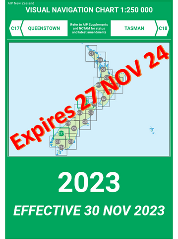 C17/C18 VNC Queenstown/Tasman - (1:250,000) - 30 November 2023