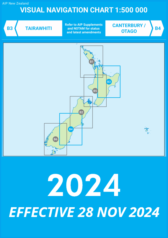 B3/B4 VNC Tairawhiti / Canterbury / Otago - (1:500,000) - 28 November 2024