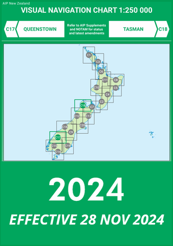 C17/C18 VNC Queenstown/Tasman - (1:250,000) - 28 November 2024