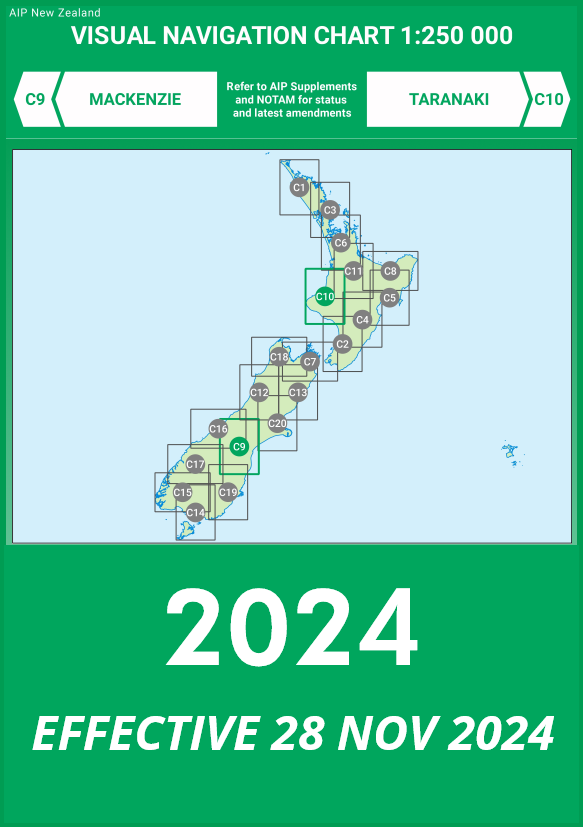 C9/C10 VNC Mackenzie/Taranaki - (1:250,000) - 28 November 2024