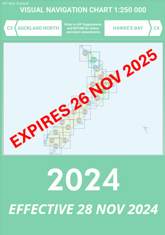 C3/C4 VNC Auckland North/Hawke's Bay - (1:250,000) - 28 November 2024