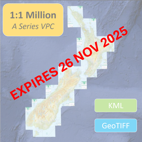 Digital Visual Navigation Charts 1:500,000 scale (Chart Areas) - Effective 28 November 2024