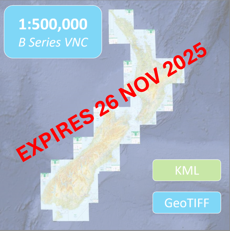 Digital Visual Navigation Charts 1:500,000 scale (Chart Areas) - Effective 28 November 2024
