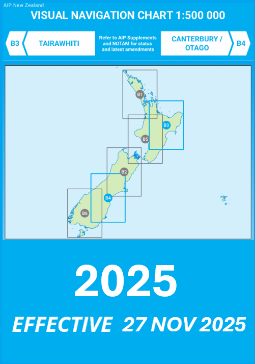 B3/B4 VNC Tairawhiti / Canterbury / Otago - (1:500,000) - 27 November 2025