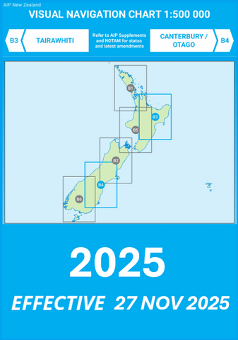 B3/B4 VNC Tairawhiti / Canterbury / Otago - (1:500,000) - 27 November 2025