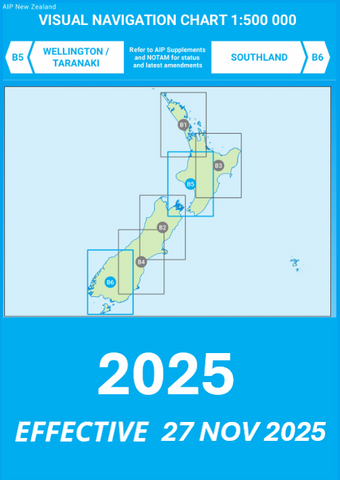 B5/B6 VNC Wellington / Taranaki / Southland - (1:500,000) - 27 November 2025