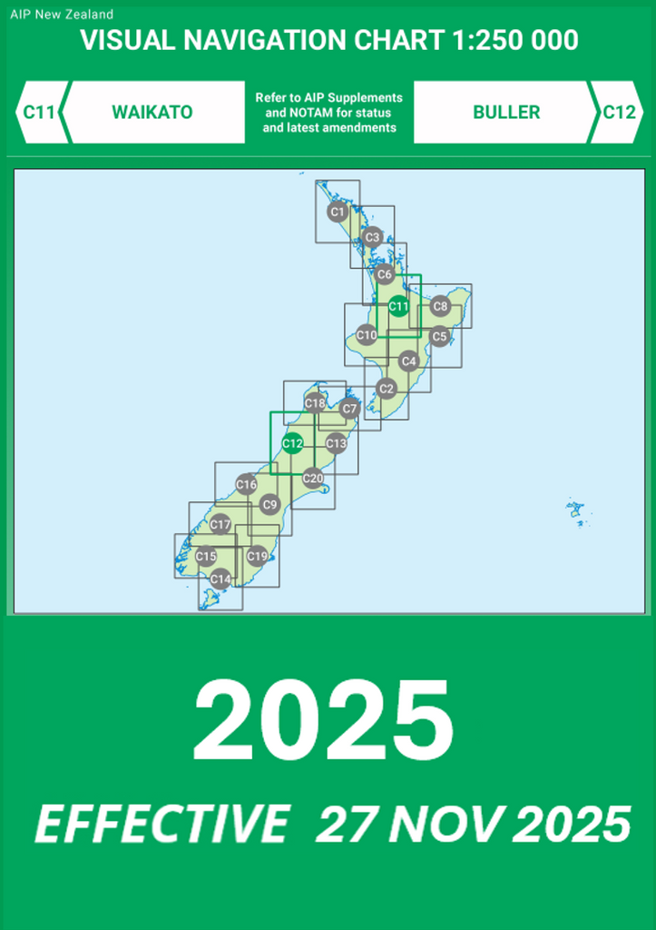 C11/C12 VNC Waikato/Buller - (1:250,000) - 27 November 2025