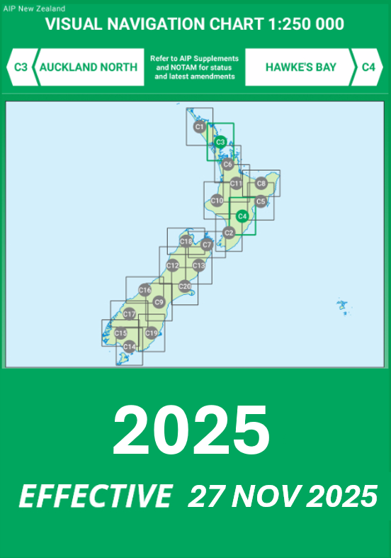 C3/C4 VNC Auckland North/Hawke's Bay - (1:250,000) - 27 November 2025