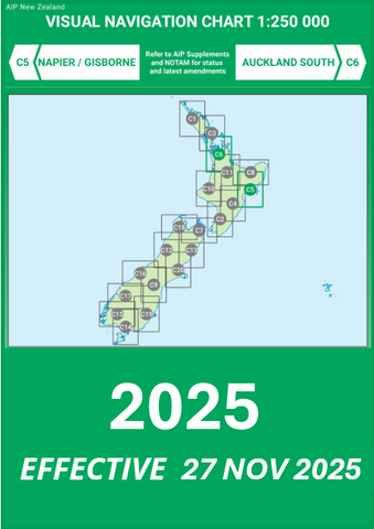 C5/C6 VNC Napier/Gisborne/Auckland South - (1:250,000) - 27 November 2025