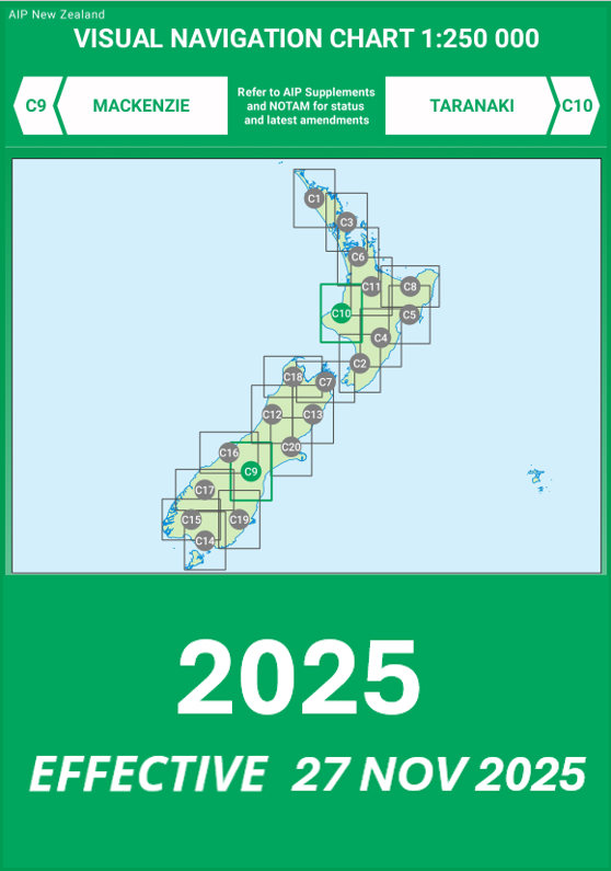 C9/C10 VNC Mackenzie/Taranaki - (1:250,000) - 27 November 2025