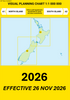 A1/A2 Visual Planning Chart - North Island/South Island (1:1,000,000) - 26 November 2026