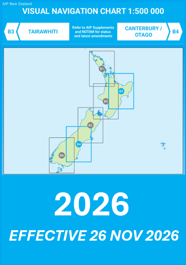 B3/B4 VNC Tairawhiti / Canterbury / Otago - (1:500,000) - 26 November 2026