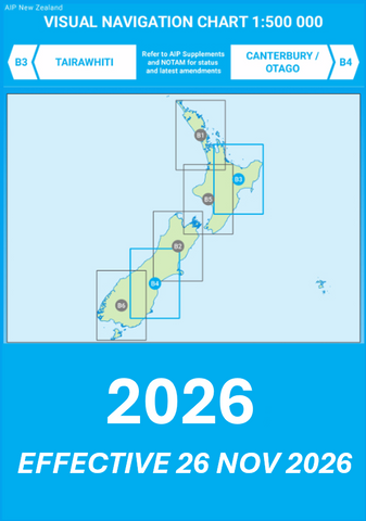 B3/B4 VNC Tairawhiti / Canterbury / Otago - (1:500,000) - 26 November 2026