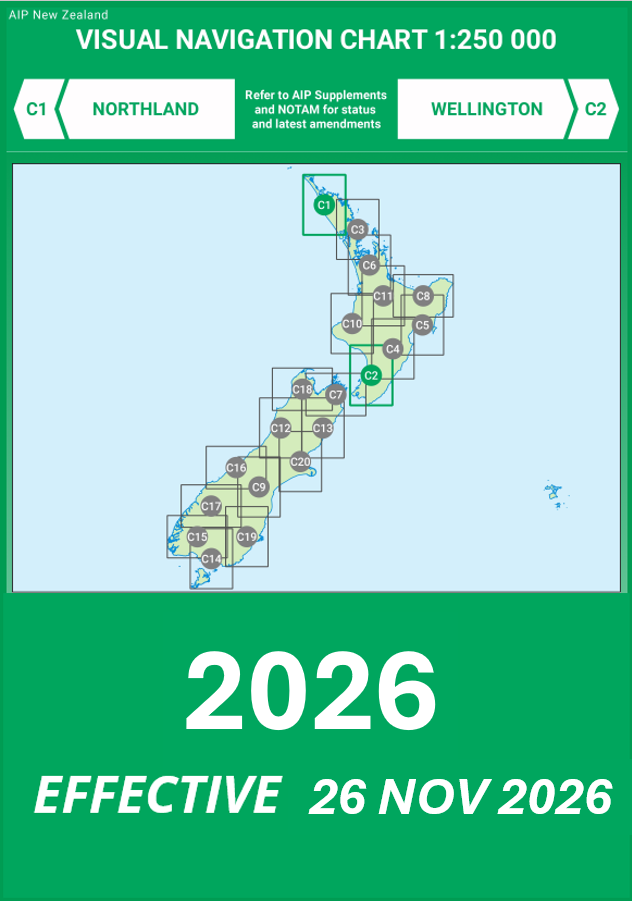 C1/C2 VNC Northland/Wellington - (1:250,000) - 26 November 2026