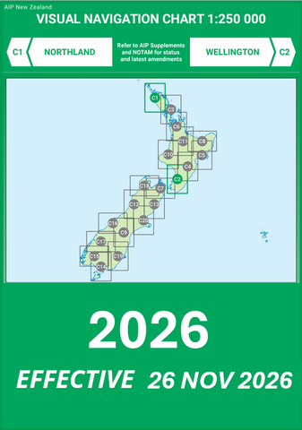 C1/C2 VNC Northland/Wellington - (1:250,000) - 26 November 2026