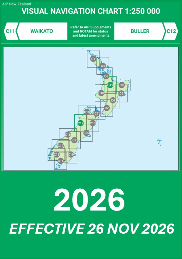 C11/C12 VNC Waikato/Buller - (1:250,000) - 26 November 2026