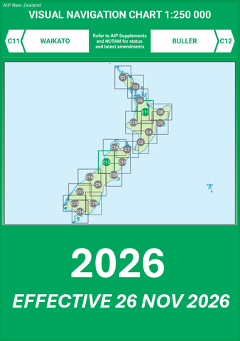 C11/C12 VNC Waikato/Buller - (1:250,000) - 26 November 2026