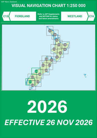 C15/C16 VNC Fiordland/Westland - (1:250,000) - 26 November 2026