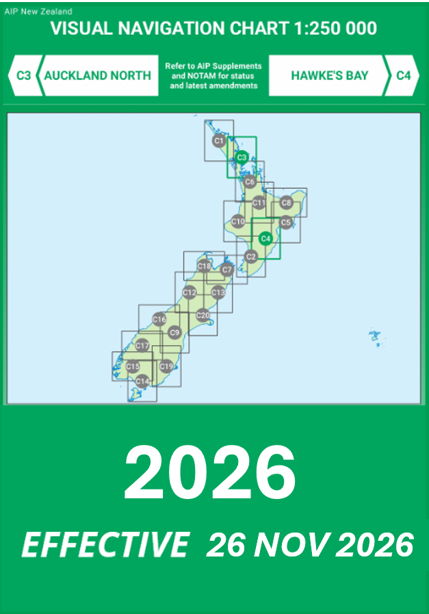C3/C4 VNC Auckland North/Hawke's Bay - (1:250,000) - 26 November 2026