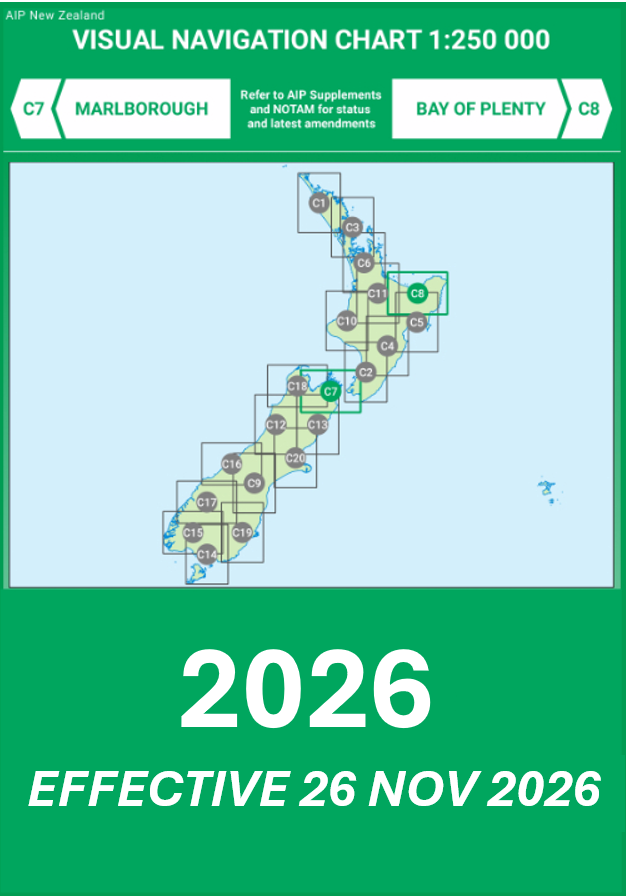 C7/C8 VNC Marlborough/Bay of Plenty - (1:250,000) - 26 November 2026