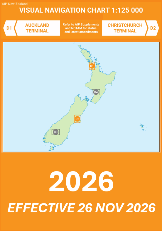 D1/D2 VNC Auckland/Christchurch - (1:125,000) - 26 November 2026