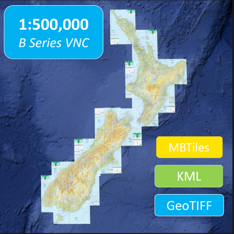 Digital Visual Navigation Charts 1:500,000 scale (Chart Areas) - Effective 28 November 2024