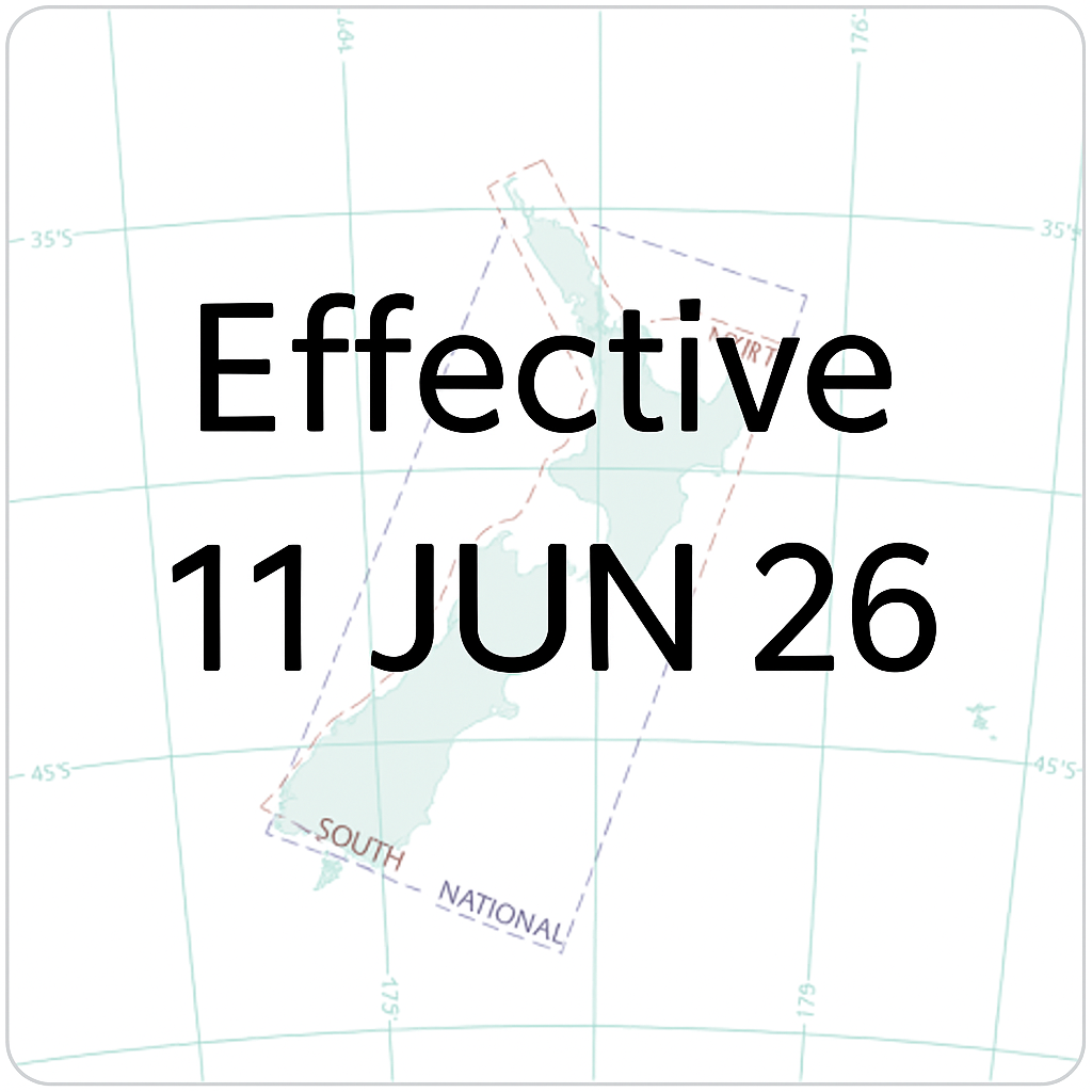 Enroute and Area Charts - Effective Date 11 June 2026