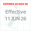 Enroute and Area Charts - Effective Date 11 June 2026