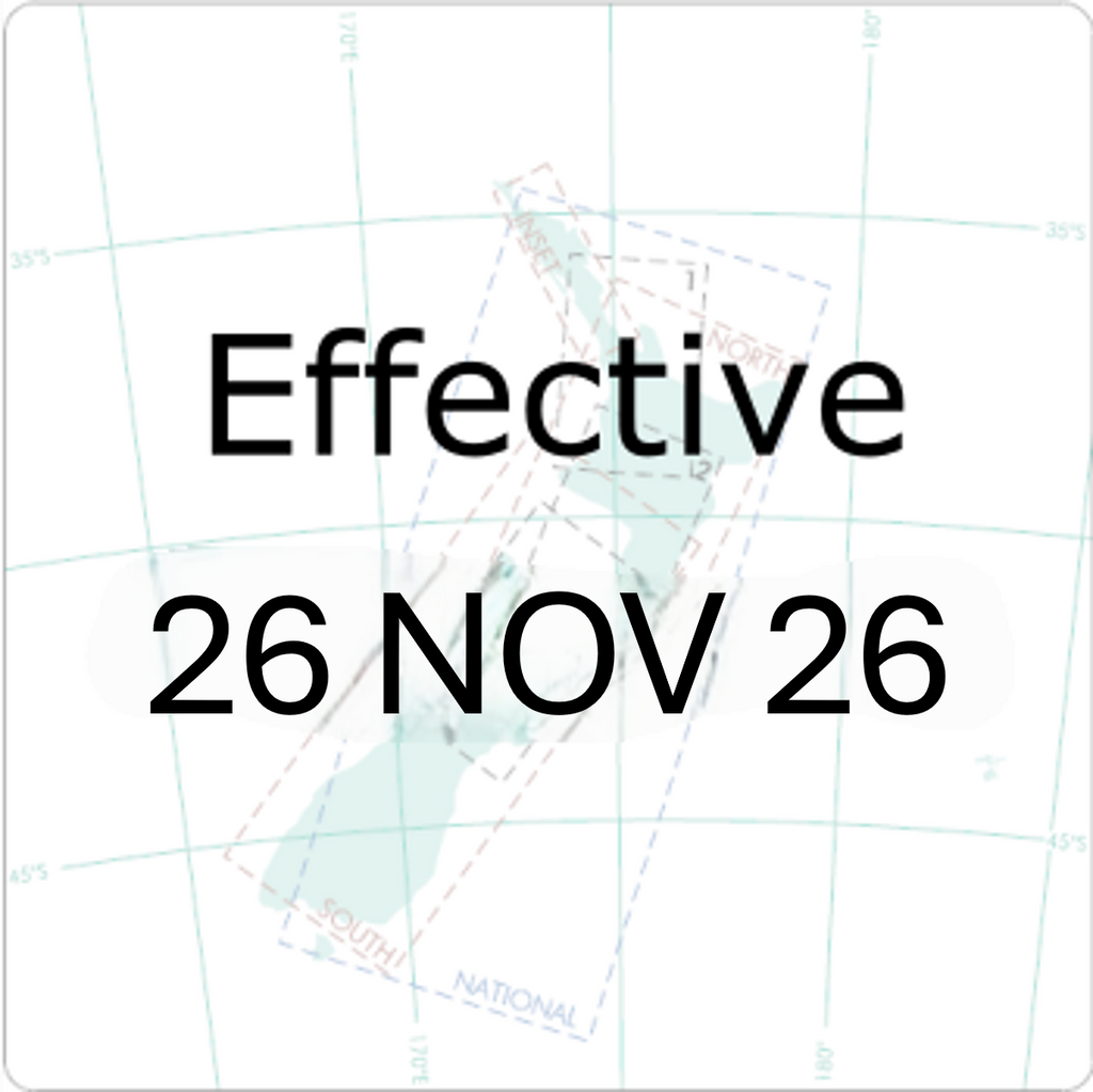 Enroute and Area Charts - Effective Date 26 November 2026