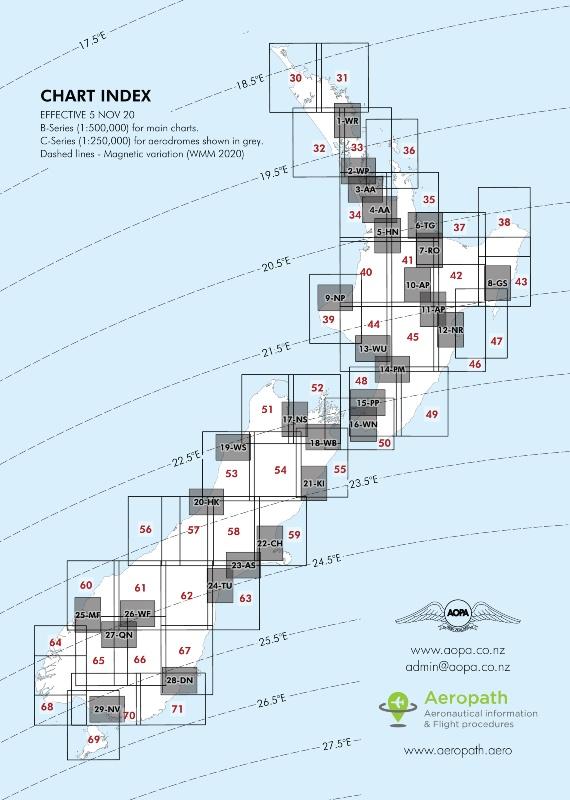 New Zealand Visual Navigation Chart Book - 30 November 2023